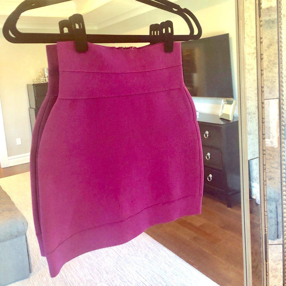Herve Leger mini skirt
